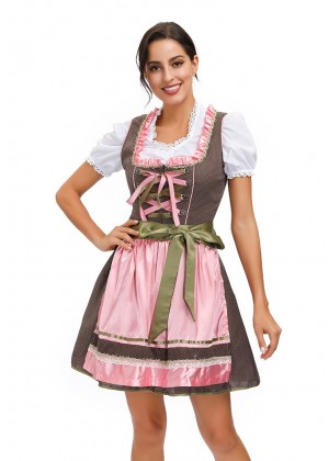 Womens Dirndl Oktoberfest Costume