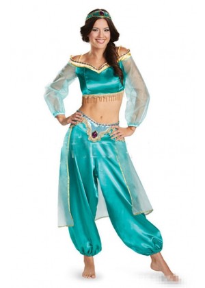 Ladies Arabian Jasmine Princess Belly Dancer Costume