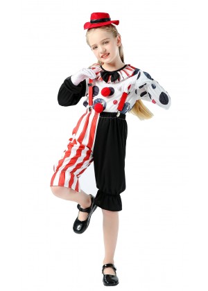 Kids Halloween Clown Costume tt3242
