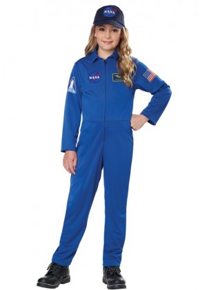 Kids Astronaut NASA Blue Costume tt3291