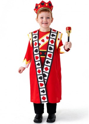 Kids King Of Hearts Poker Costume tt3335
