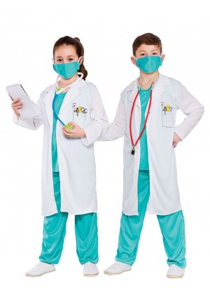 Kids Doctor Surgeon Hospital Scientist School Uniform