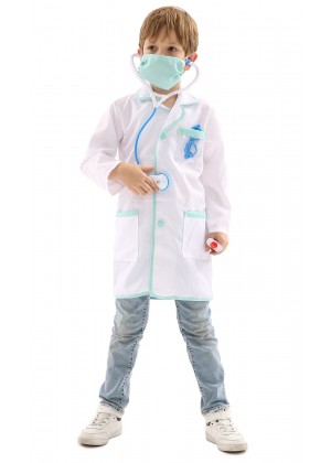 Kids Doctor Surgeon Hospital School Uniform
