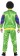 Mens 80s Height Of Fashion Green Shell Suit Tracksuit 1980s Fancy Dress Costume