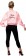 Ladies 50's 1950's Grease Pink Lady Satin Jacket Costume 28385