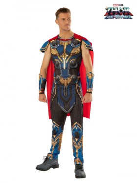 Thor Avengers Deluxe Muscle Marvel Superhero Hero Halloween Mens Costume