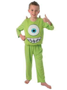 Child Monsters University Mike Wazowski Green Costume