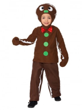 Little Ginger Man Fancy Dress Costume Boys Child Brown Book Week Christmas Costumes