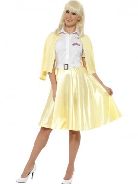 Adult Womens Good Sandy Costume Grease Licensed 1950s 50s Smiffys Fancy Dress Outfit