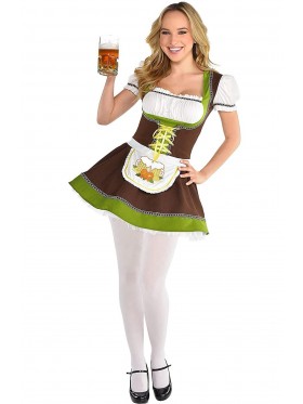 Women Oktoberfest Beer Maid Heidi Costume