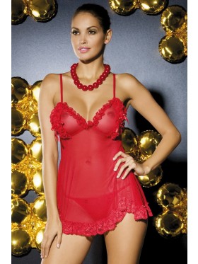 Red Lace Babydoll