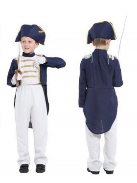 Pirate Jack Sparrow Captain Caribbean Buccaneer Boys Costume