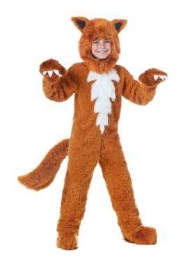 Kids Fox Animal Halloween Cosplay Costume