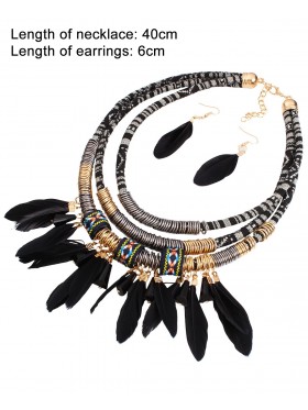 Tribal Jewellery Necklace Earrings Ladies