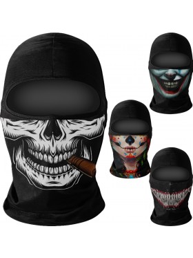 Cool-Fabric Balaclava Clown Face Mask UV Protective
