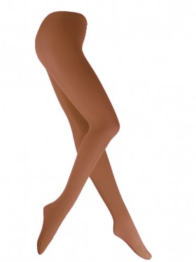 Brown 80s 70s Disco Opaque Womens Pantyhose Stockings Hosiery Tights 80 Denier