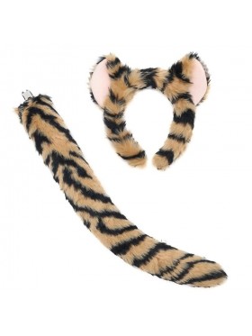 Leopard Headband Tail Set Animal