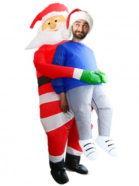 Santa Claus Hug Me Inflatable Christmas Costume