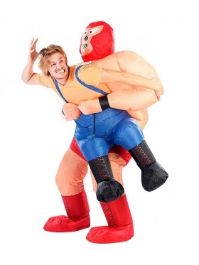 Adult Inflatable Wrestler Costume