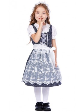 Girls Oktoberfest Bavarian Maid Costume