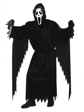  Kids Scream Ghost Horror Black Costumes