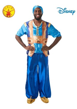 Mens Genie Aladdin Disney Live Action Fairytale Adult Costume