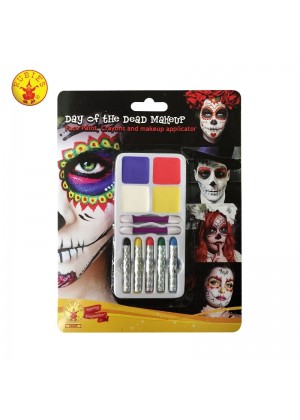 Day of the Dead Make Up Halloween Kit 