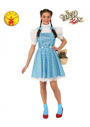 Adult Ladies Storybook Licensed The Wizard of Oz Dorothy Book Week Dress Costume