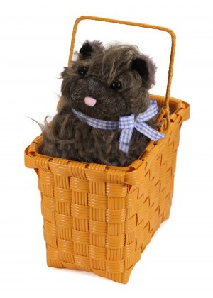 Licensed Wizard of Oz Dorothy Toto in Basket Wonders Dog Fancy Dress Halloween Costumes Accessory