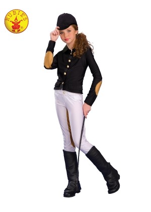 KIDS EQUESTRIAN RIDER COSTUME WITH WHIP