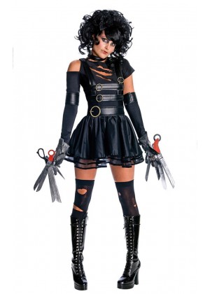 Edward Scissorhands Miss Scissorhands Fancy Dress Halloween Adult Rubies Licensed Costumes