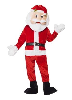 Santa Mascot Costume Jumpsuit