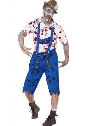 Zombie Bavarian Male Costume  cs40082
