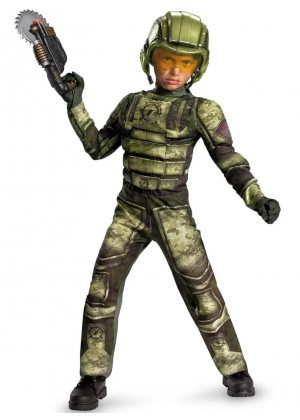 Boys Foot Soldier Muscle Costume de20917