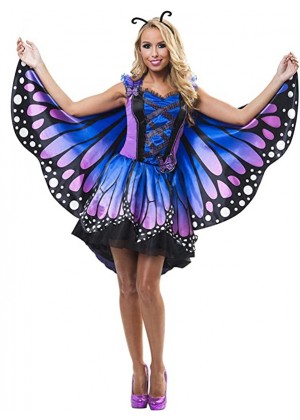 Womens Monarch Butterfly Fairy Costume de22770