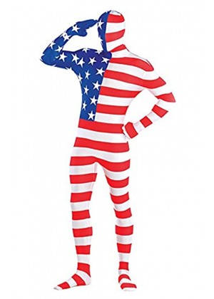 Mens American Flag Partysuit de25069