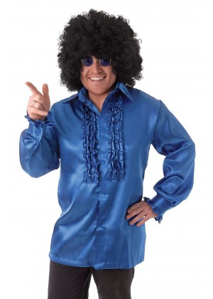 Mens 60's 70's Groovy Hippie Shirt Costume