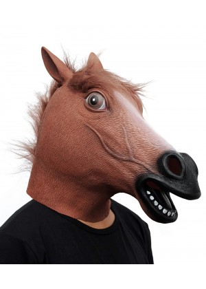 horse Head Latex Mask Animal