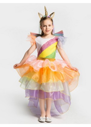 Kids Unicorn Dress with Wings lp1101