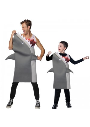 Adults and Kids Great white shark Jaws Costume lp1175