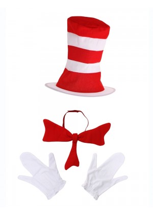 Dr Seuss Stripe Cat in the Hat Costume pp1015