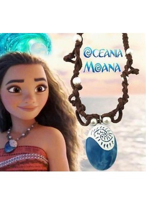 Moana Princess Vaiana Necklace Principessa Cosplay Props Pendant Movie Jewellery Accessary