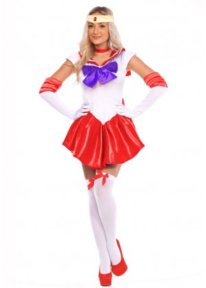 Ladies Sailor Moon Mars Costume