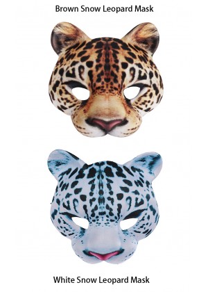 Unisex Animal Snow Leopard Mask th019-16