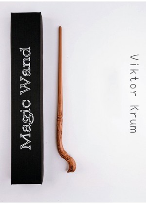 Krum Harry Potter Magical Wand In Box Replica Wizard Cosplay