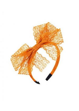 Orange 80s Party Headband