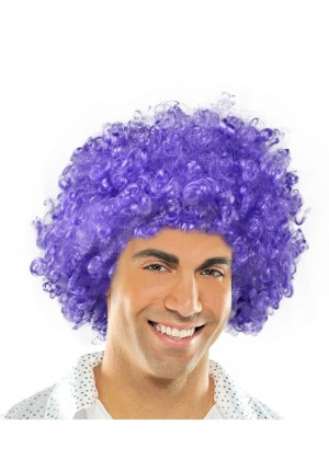 Purple Funky Afro Wig