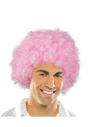 Pink Funky Afro Wig