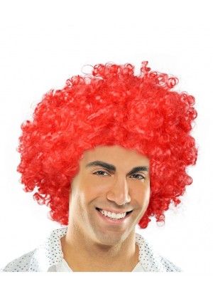 Red Funky Afro Wig