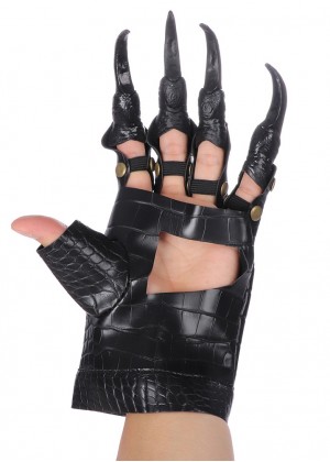 Black Dragon Claw Gloves Accessory t1161